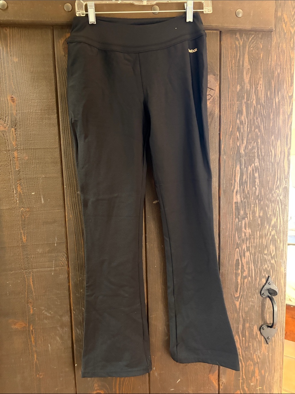Reebok Black Flared Workout Pants
